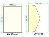 Size guide for Single sheet A5 Size cards-Coreldraw image-Photoshop